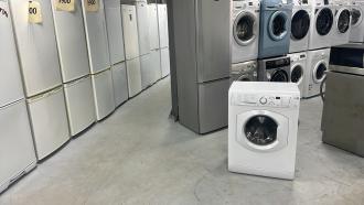 	 	  стиральная машина  indesit  б/у код 27624